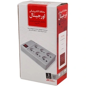محافظ برق کامپیوتر 6 خانه اورجینال با کابل 3 متری اورجینال با24ماه گارانتی